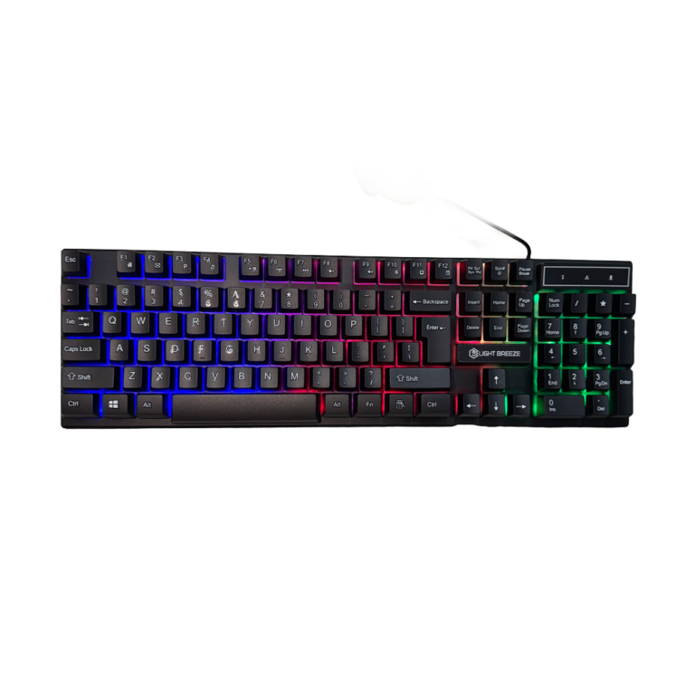 Light Breeze LED Wired USB Keyboard - RGB